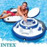 Bar Cooler Inflável 24 Latas + 5 Porta Copos Intex