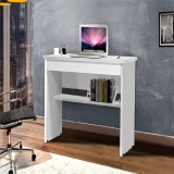 Mesa Escrivaninha Notebook Office Compact Vitória Branca