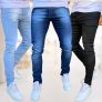 Kit 3 Calça Masculina Com Lycra Roupas Skinny
