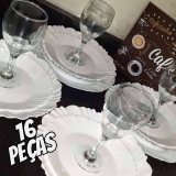 Aparelho De Jantar Pétala Opaline 16 Peças Duralex Nadir