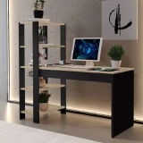 Mesa Escrivaninha Com Prateleiras