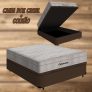 Cama Box com Baú Casal + Colchão De Molas Ensacadas – Ortobom – Airtech Springpocket