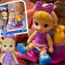 Baby Alive, Boneca Bebê Sudsy Styling, Cabelos Loiros