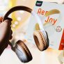 AER by Geonav Fone de Ouvido sem fio Bluetooth AerJoy, On-Ear Dobrável