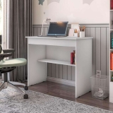 Escrivaninha/Mesa de Computador com 1 Gaveta e Prateleira Organizadora