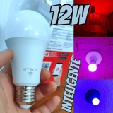 Steck, Lâmpada Inteligente 12W, RGBW Wi-Fi, Bivolt