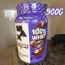 100% Whey Max Titanium X Dr. Peanut (900g), Sabor Avelã