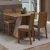 Conjunto Sala De Jantar Mesa Tampo De Madeira 4 Cadeiras