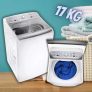 Lavadora de Roupas Panasonic NA-F170P6TA – 17Kg Cesto Inox