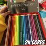 Lápis de Cor EcoLápis Colour Grip 24 Cores, Faber-Castell