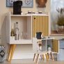 Aparador Buffet Cantinho Café Retro 1 Porta Modelo Linus
