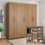 Guarda-roupa Casal 6 Portas 3 Gavetas – Demóbile Prático