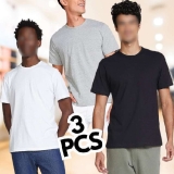 Kit Com 3 Camisetas Masculinas Básicas – Hering
