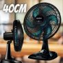 Ventilador de Mesa Mondial Turbo Force Repelente Pastilha VT-RP-03-8P-NP 40cm 8 Pás 3 Velocidades Preto 110V