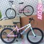 Bicicleta de Passeio Ultra Bikes Esporte Bicolor Aro 24 Reforçada Freio V-Brake – 18 Marchas