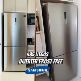 Geladeira Samsung Frost Free Inverse 435 Litros Inox 110V