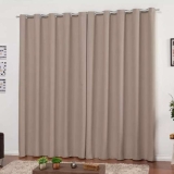 Cortina Blackout Tecido 2,80x 2,30 Corta Luz C Ilhós Cromado