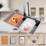 Brinovar cuba cascata gourmet premium torneira lavador copos completa