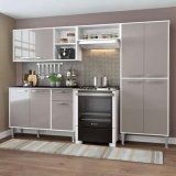 Cozinha Compacta com Armário e Balcão Xangai Multimóveis