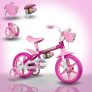 Bicicleta Infantil Menina Aro 12 Nathor Flower
