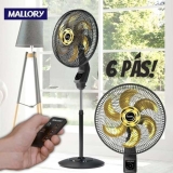 Ventilador De Coluna Mallory Chronos 126w, Silencioso, Com Controle Remoto, Hélice De 6 Pás 220V