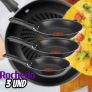 Kit de Frigideiras Antiaderentes Rochedo Limpa Fácil 18cm, 22cm e 24cm