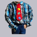 Kit Camisa Festa Junina Caipira São João Luxo Gravata Chapéu