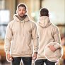 Moletom Liso Masculino Flanelado Blusa De Frio Com Capuz