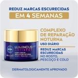 NIVEA Tratamento Facial Complexo de Reparação Noturna Luminous 630 50ml