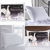 Kit Travesseiro Pluma de Ganso 2 Peças 70 cm x 50 cm Premium