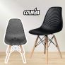Cadeira Eames Design Colméia Eloisa Preta – Home Land
