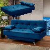 Sofá Cama 1,80m França Suede