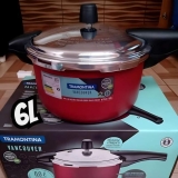 Panela De Pressão 6L Antiaderente 24cm Vancouver Tramontina