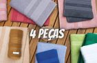 Jogo De Toalhas Buddemeyer Frape Dots Banho 4 Peças