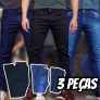Kit 3 Calças Jeans Masculina Modelo Slim