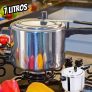 Panela De Pressao 7 Litros Polida Fortlar