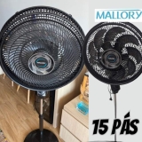 Ventilador de Coluna Mallory Athos 140W, Silencioso, Com Hélice de 15 pás