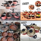 Conjunto De Panelas Antiaderente 8 Peças Teflon