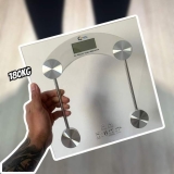 Balança Digital de Banheiro 180 KG Vidro