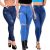 Kit 3 Calça Jeans Feminina Levanta Bumbum Com Lycra