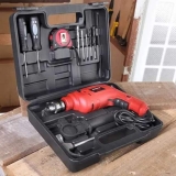 Furadeira de Impacto com Maleta, Mondial, Vermelho, 650W