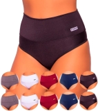 Kit 10 Calcinhas Cinta Alta Compressão Segura Barriga