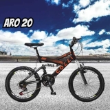 Bicicleta Colli Gps Dupla Suspensão Full Aro 20 21v
