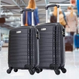 Kit 2 malas de viagem de bordo PP e P Detroit Swiss Move