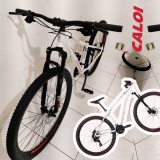 Bicicleta Caloi Vulcan HDS Branca | Suspensão Dianteira e Freio a Disco Hidráulico, Aro 29