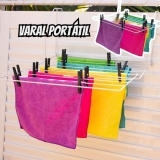Secalux Varal Portátil Flick – Aço