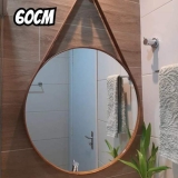 Espelho De Banheiro Decorativo Redondo 60cm
