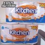 Papel Toalha Folha Dupla Jumbo Kitchen – 3 Rolos 360 Folhas