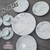 Serviço de Jantar Chá Café 42 peças em Porcelana