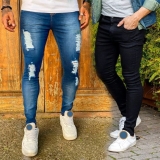 Kit 2 Calça Jeans Alfaiataria Masculina Skinny Com Lycra